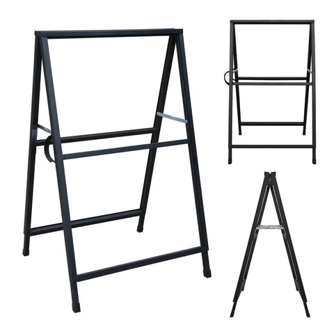 Heavy Duty Slide In A Frame Sidewalk Sign 24x36 Inches Double Sided Steel Frame Only Easy Poster Change Top To Bottom or Bottom To Top