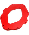 Hassle Free Router Table Round Corner Template And Fillet Gauge Jig For Smooth Woodworking Edges Heavy Duty Aluminum Construction with red finish.