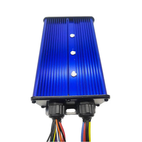 Beefy Intelligent Brushless Controller For E-Bike And Scooter 48V To 84V 2000W 45A Max Aluminum Alloy Enclosure Hall Sensor Compatible Lightweight 1Kg Fits 18mm Tubes 20x10x7cm High Power Motor Controller