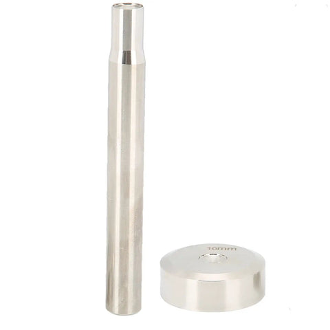 Omquot Heavy Duty Rivet Punch Set With Comfort Grip Handle For Leather Crafts And DIY Projects, Stainless Steel Installation Base Kit To Drill Holes In Thick Materials Perfect For Pros And Hobbyists A Total Game Changer. 10mm steel punch and base