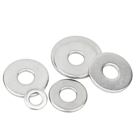 200 Pcs M3 M4 M5 304 Stainless Steel Flat Washers Set Assorted Sizes For Fasteners Woodworking And DIY Projects That Spread Load And Keep Threads Tight, assorted washers