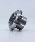 Pro Grade Adapter Sleeve H208 Size With Withdrawal And Lock Nuts For Bearing Accessories, 52100 Chrome Steel, Metric Dimensions