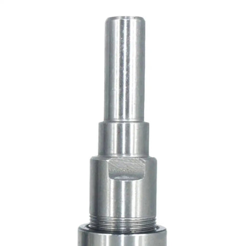Premium 12.7Mm Diameter Shank Router Collet Extension Chuck Holder Adapter with shiny steel finish and hex base design.