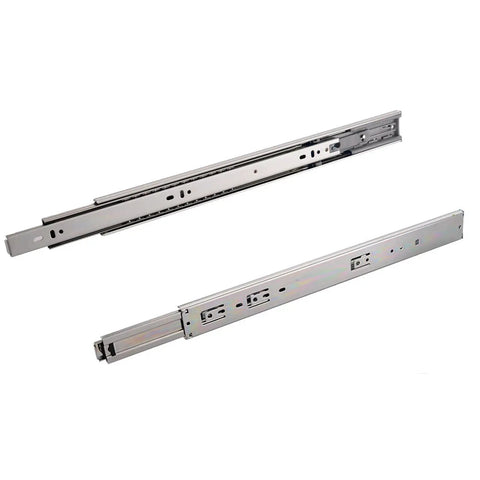 Beefy 16 Inch Drawer Slides Six Pairs Side Mount Ball Bearing Rails For Cabinet Wardrobe Dresser And Kitchen Use 100 Lb Load