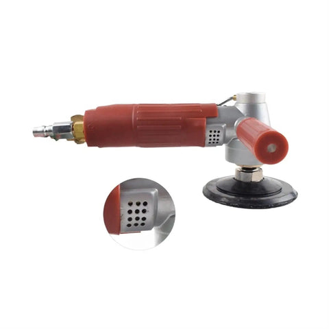 Heavy Hitter 4 Inch Pneumatic Angle Grinder With Water Cooling System for precision shaping tasks and heat reduction.