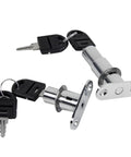 Cylinder Locks 23/32mm Tongue Door Bolt Latch For Wood Cabinets Wardrobes And Sliding Doors With Key Zinc Alloy Furniture Hardware