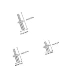 Knock Type Expansion Rivet Kit 130 Pcs M5 Aluminum Core Pop Blind Rivets Set With Round Head 7mm 9mm 11mm sizes shown