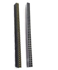 2.54mm 80 Pin Dual Row Female Socket Pin Header Kit Straight 2 X 40 Pin PCB Connector Pack Of 10 For Quick Protos And DIY Electronics
