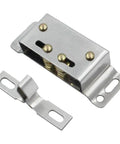 Double Roller Catch Stainless Steel Cabinet Door Latch For RV Boat Trailer Storage Light Duty Marine Grade Silver Finish