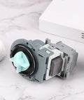 Direct Replacement Drain Pump Motor For Swan Washing Machine Delivers Quiet High Flow Water Removal Easy Install Space Saving Design Reliable Durability For Top Load And Compact Laundry Systems grey plastic motor on marble surface