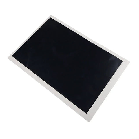 DIY Friendly Colored Engraving Marking Paper for Metal Cups and Tableware Kit, black sheet displayed at an angle