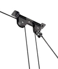 Heavy Duty Ceiling Bike Mount And Pulley System For Garage Steel Bike Lift Hoist With Safe Lock Adjustable Height mechanism view