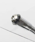 Close-up of the 18 Inch Heavy-Duty Flexible Gooseneck Arm Machine Guard With Magnetic Base, Adjustable Pro-Grade Polycarbonate Shield connection point.
