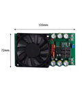 600W Step Down Voltage Regulator Module With Built In Cooling Fan For Industrial And Electronics Projects Handy Adjustable Output Rock Solid Overcurrent And Overtemperature Protection Short Circuit Safeguards Stable Efficient Power Supply Board, 135x72mm