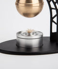 Heros Engine Steam Ball Model Kit For History Buffs And Science Nerds Vintage Steam Power Demo Unit Easy Assembly With Pre Cut Parts Educational Gift For Christmas Birthdays Holidays And Curious Makers. silver aluminum alloy steam ball base on black stand