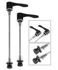 One Pair Quick Release Bicycle Skewers Hollow Shaft Axle Set 157mm 197mm For Road Bikes Mountain Bikes And Trainers Replacement Parts Black Easy Install Durable And Lightweight
