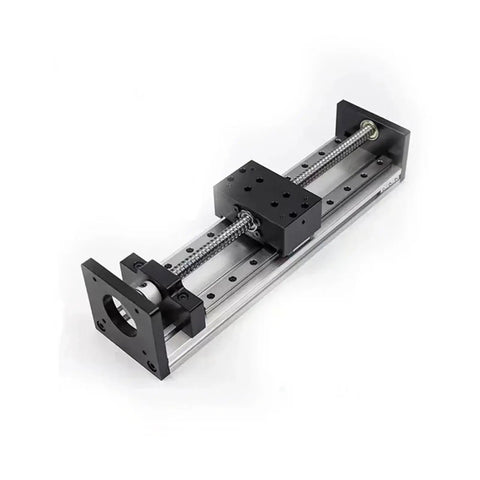 Beefy Heavy Duty CNC Sliding Table Z Axis Stage With SFU1204 Ball Screw And MGR12 12mm Linear Rail, angled top view