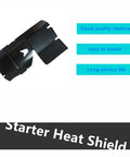Starter Heat Shield Replacement For GM Rides Fits Chevrolet Buick GMC Cadillac 1999-2020 Direct Fit, metal shield shown