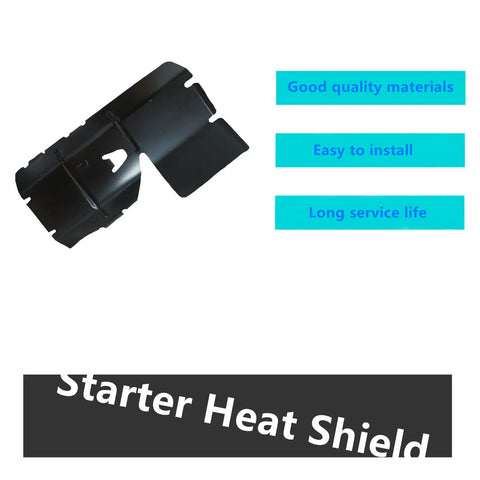 Starter Heat Shield Replacement For GM Rides Fits Chevrolet Buick GMC Cadillac 1999-2020 Direct Fit, metal shield shown