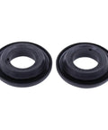 Black grommets from Crankcase Vent Tube Breather Hose And PCV CCV Valve Elbows Grommet Kit For Jeep Grand Cherokee, Wrangler 1997-2004 And Cherokee 1997-2001