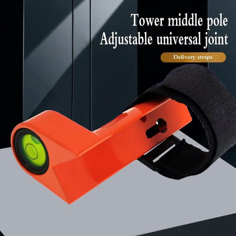 Dead On Precision Handheld 90 Degree Level With Universal Horizontal Bubble Sight And Adjustable Slope Guide Built For The Grind Fits One To One Point Two Five Inch Survey Poles Heavy Duty Metal Housing Sweet Smooth Adjustment Guaranteed