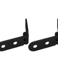 2 Pack Beefy Black Iron 180 Degree Folding Hinge for tables, 2.99 by 0.59 inches, heavy duty with screws