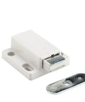 Magnetic Push Latches For Cabinets And Drawers, durable metal build for Quiet Soft Close Cabinet Catch with Push To Open Touch Damper