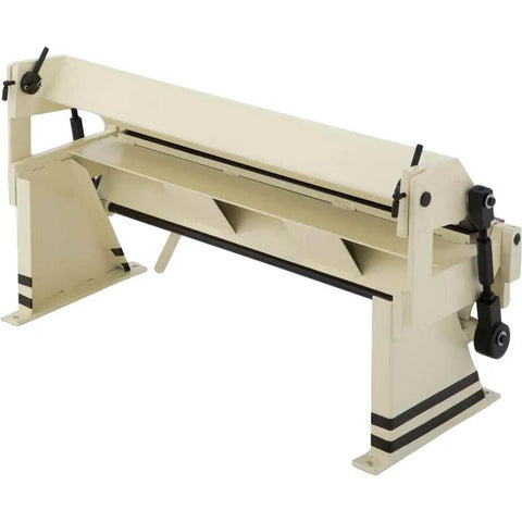 24 Inch Box And Pan Brake For Sheet Metal, Heavy Duty 20 Gauge Capacity, 0 To 135 Degree Bend with Adjustable Box Fingers