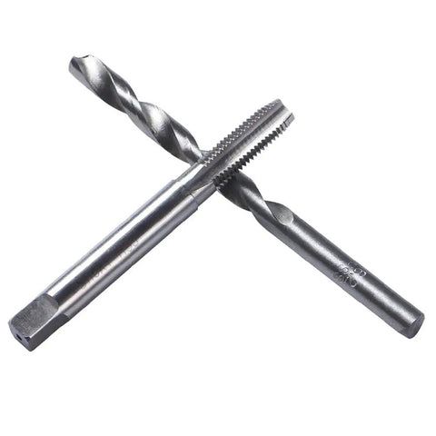 Heavy Duty 30 Piece Stainless Steel Thread Repair Kit M6x1.0 For Auto Repair Includes Thread Inserts Drill Bit Tap Installation Tool And Lug Breaking Tool To Restore Damaged Or Stripped Threads In Aluminum And Steel product components visible
