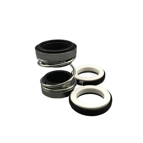 Rugged Dual Face Unbalanced Mechanical Seal Built With NBR Rubber Bellows And Tungsten Carbide Rings To Power Through Heavy Water And Sewage Pump Work On A Solid 90mm Bore components.