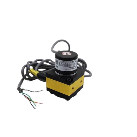 Pro Grade Linear Position Sensor With 1000mm Measurement Range, 5 to 24V Supply, Push Pull Incremental Encoder shown in side view