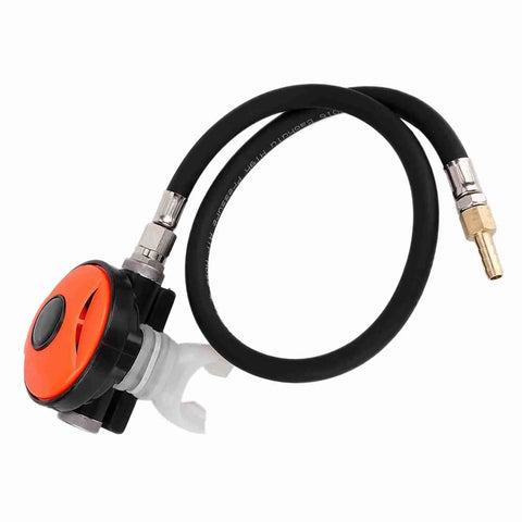 Go To Second Stage Scuba Regulator For Easy Breathing Adjustable Regulator Explorer with Mouthpiece and hose