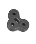 Upgraded 11mm 3 Hole Exhaust Muffler Hanger For Jaguar Xf And Xj Models From Two Thousand Eight To Two Thousand Eighteen Durable Black Rubber Bushing Mount Bracket Insulator Tail Pipe Kit Super Stylish Fitment Guaranteed. black 3-hole rubber hanger with 11mm hole