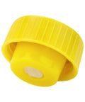 Heavy Duty Pump Reservoir Cap For Power Pole Hydraulic Pumps And Mercury Trim Systems, yellow plastic cap with textured grip.