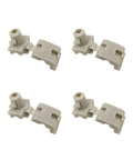 Heavy Duty Tailgate Door Lock Rod Latch Clips For Ford F150 F250 F350 Super Duty, 4 piece set, OEM gray nylon hardware.
