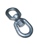 Top Shelf Eye Eye Swivel For Marine Mooring And Boat Towing Galvanized Steel built tough with a shiny finish and eye holes.