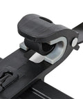 Close-up of Universal Bike Pannier Mounting Bracket Kit With Eight Adjustable Hook Buckles for rack compatibility, black PA66 GF