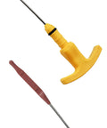 Engine Oil Dipstick 26611-2E021 266112E021 Replacement For Hyundai Elantra 1.8L 2.0L 2011-2016 close-up view showing handle and tip