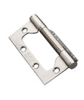 Stainless Steel Flat Cabinet Door Hinge Set 2 Pieces Heavy Duty Silent Hinges For Cabinets Windows And Wooden Boxes Perfect Replacement Parts For Home Furniture And Closets, 360° operation