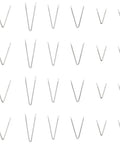 Assorted V Shaped Stainless Steel Bra Wires Replacement Kit Heavy Gauge Underwire For Bras And Corsets 24 Pairs 6 Styles Displayed