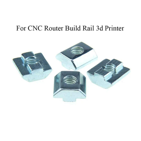 12 Pack 8Mm M8 Tee Slot Nuts For 40 Series Aluminum Extrusions 4040 Slide In Pre Assembly Heavy Duty Carbon Steel Construction