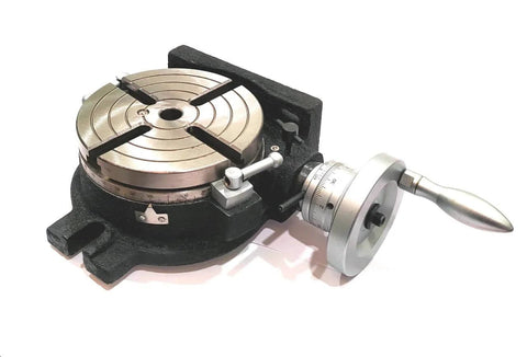 6 Inch Rotary Milling Table For Horizontal And Vertical Milling With 150 Mm Diameter MT 2 4 Slot Includes Indexing Plate Set