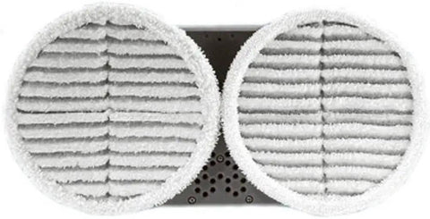 Spinwave Replacement Pads 4 Pack For Hard Floor Mops Includes Two Soft Pads And Two Scrubby Pads Machine Washable Compatible With Spinwave Mops 2124 2039 Series For Quick Easy Clean