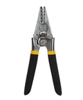 Front view of Heavy Duty Sheet Metal Hand Seamer With Straight Bending Pliers Pro Grade Manual Metal Bender Tool for 1/4 Inch Bend Increment.