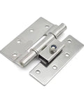 Stainless Steel Torque Door Hinge With Friction Damping Free Stop For Precise Positioning Smooth Self Close Function XK548 1 Piece hinge front view