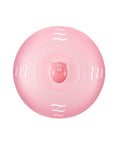 Top view of Oink Pig Pink Splatter Proof Microwave Plate Cover Keeps Messes From Flying Lets Steam Escape Reusable Kitchen Accessory