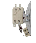 Range Element Replacement Part WB30T10145 for Oven or Electric Stove closeup showing connectors and plate