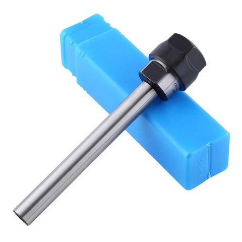 Top Tier Precision Collet Chuck Holder Rod For High Hardness CNC Milling Tools, featuring durable metal construction and straight shank design.