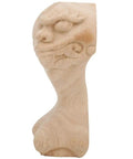 Solid Wood Carved Furniture Foot Legs With Exquisite Grain for sofa, TV cabinet, and coffee table, lion detail profile