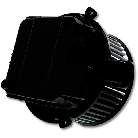 Heavy Duty HVAC Blower Motor For Audi Q8 2019 2022 showing top view with fan blades, robust design for cabin climate control.